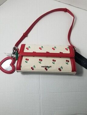 NWT MADDEN GIRL CHERRY SHOULDER BAG WITH CHARMS